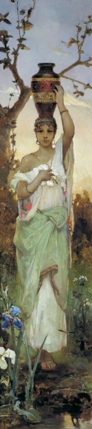 Donna con una brocca